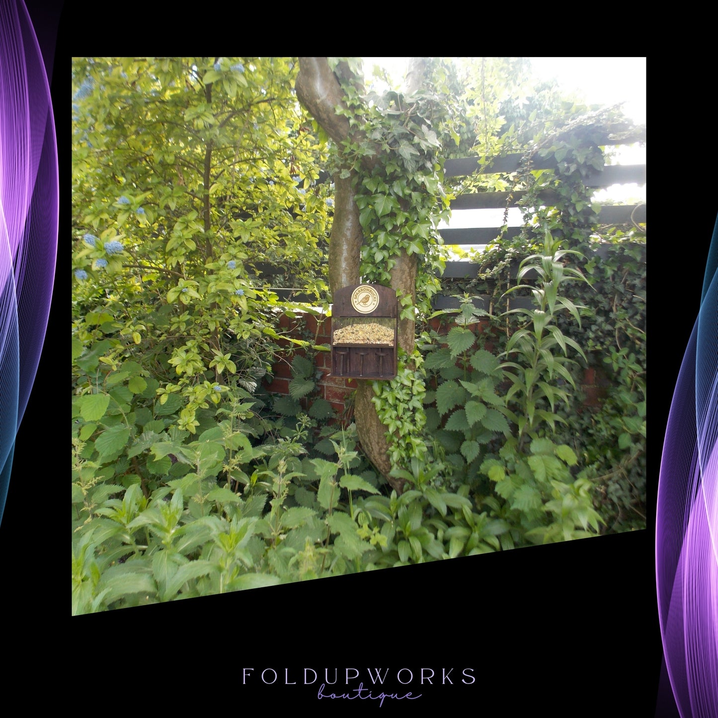 Sparrowbucks Café Bird Feeder – Quirky Coffee Lover & Bird Watcher Gift for the Garden