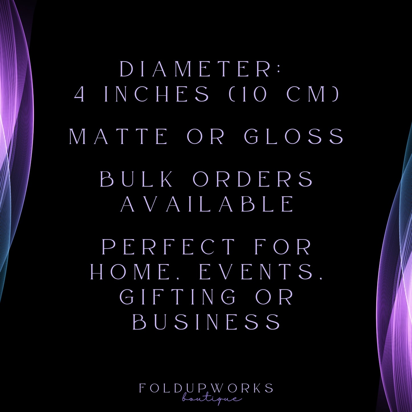Custom Engraved Slate Coaster – Your Design or Ours | Personalized 4" Round Stone Drink Coaster | Matte or Gloss Finish | Singles or Sets of 4