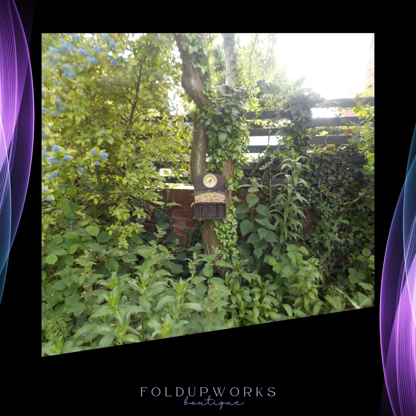 Sparrowbucks Café Bird Feeder – Quirky Coffee Lover & Bird Watcher Gift for the Garden