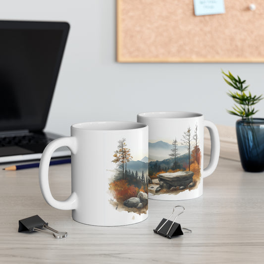 Scenic Mountain #9 | 11oz White Mug