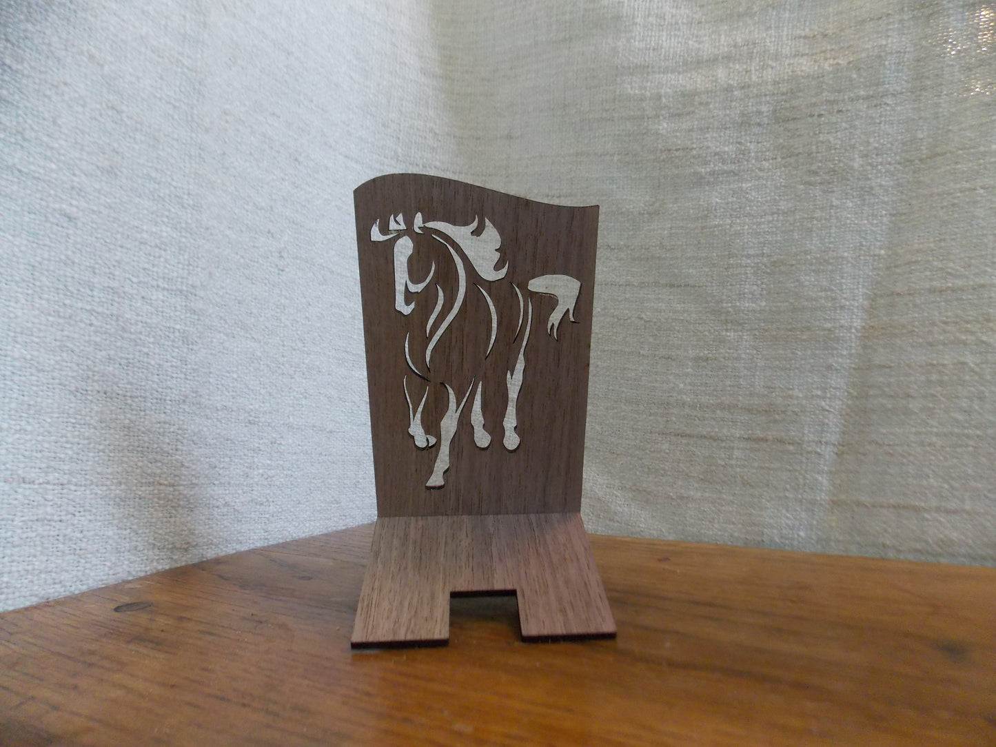 Elegant Equestrian Desktop Phone Holder