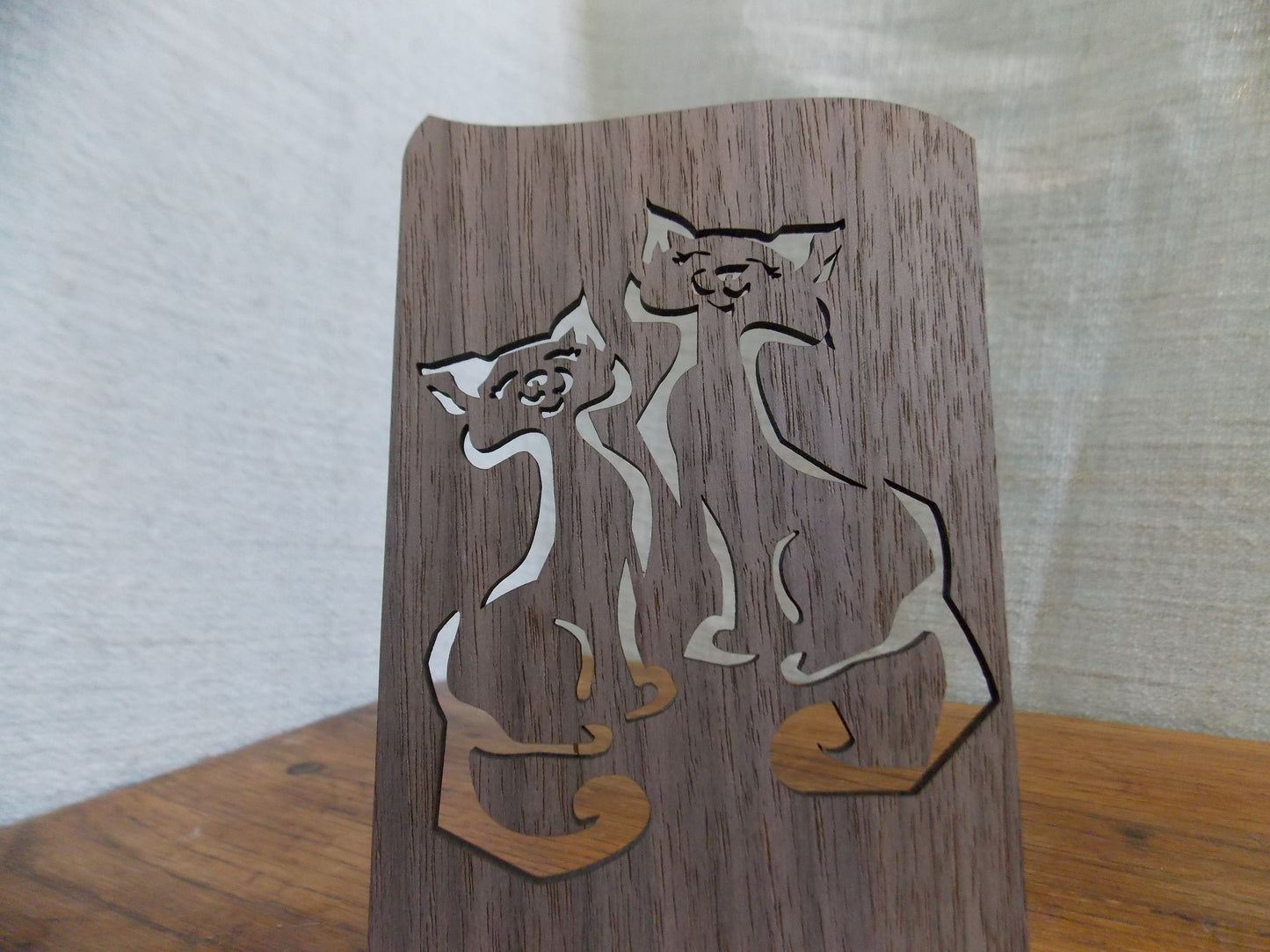 Art Nouveau Cats Phone Stand