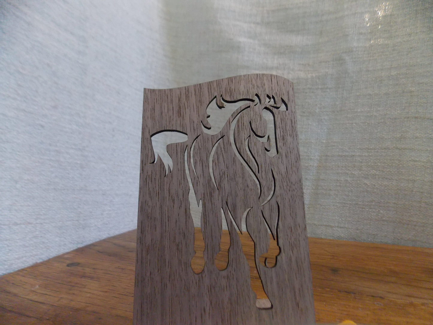 Elegant Equestrian Desktop Phone Holder