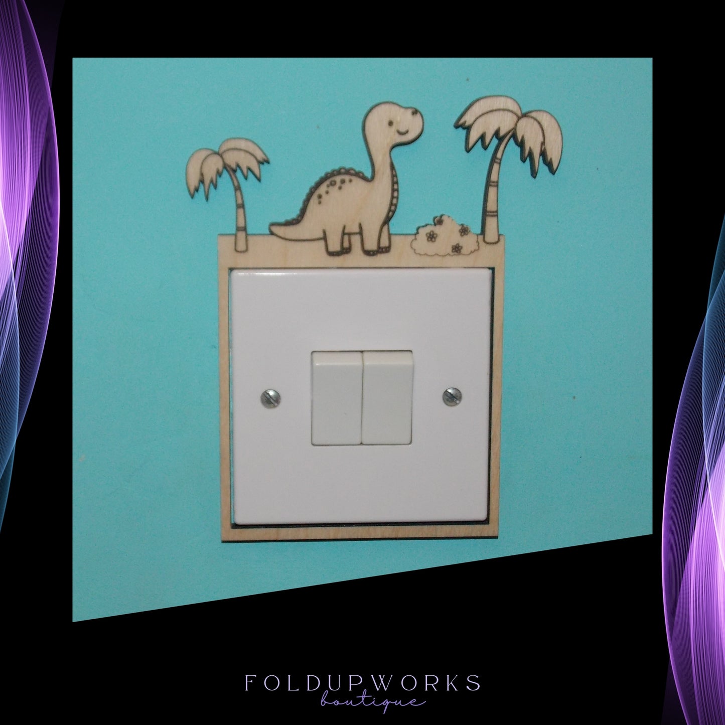 Dinosaur Light Switch Surround