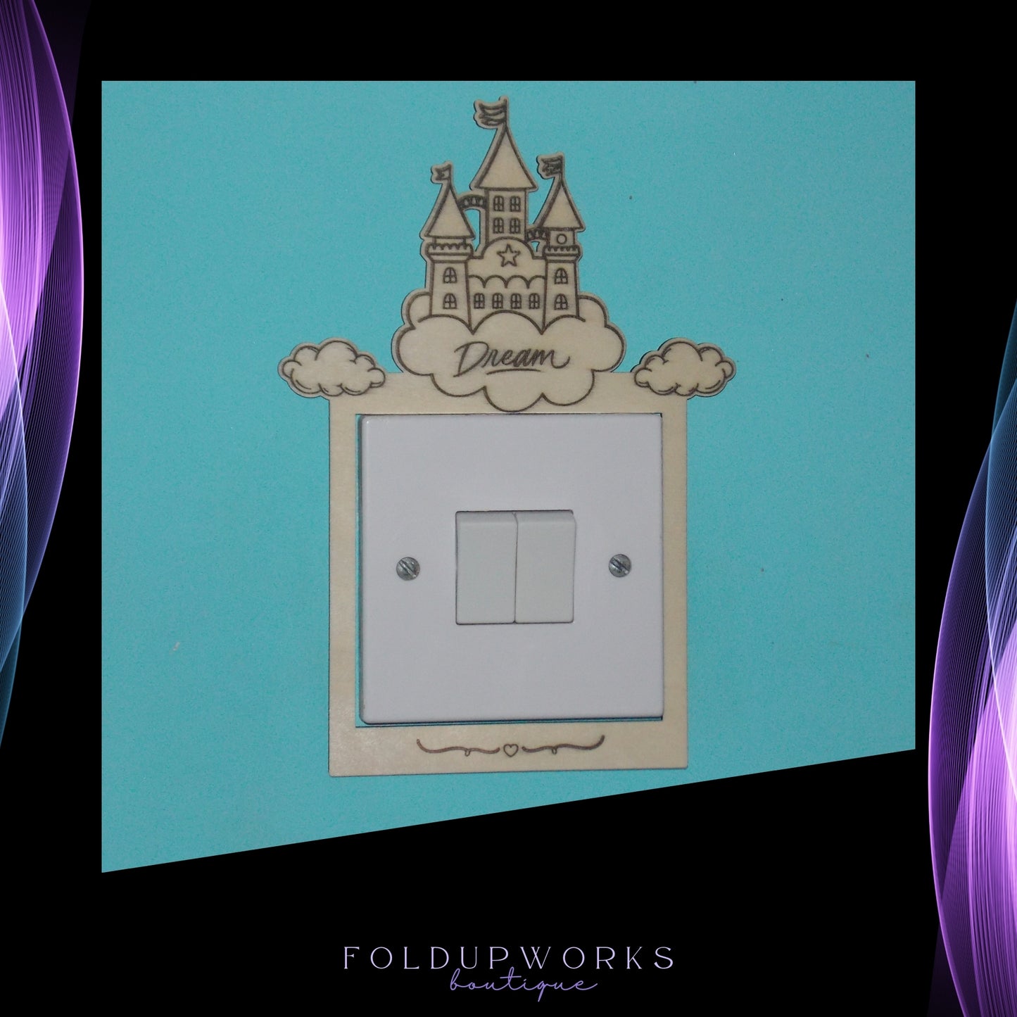 Fairy Tale Castle Light Switch Surround